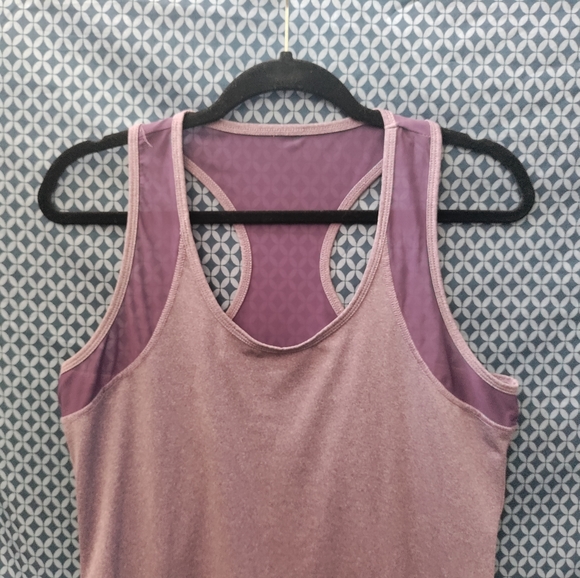 Athletic Works - Women's two tone purple athletic tank top with mesh. Size - M - Picture 2 of 6